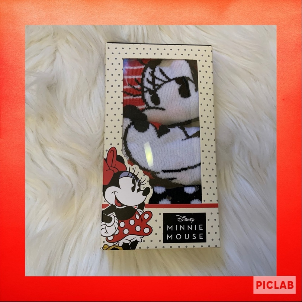 Minnie Mouse Socks - New in Box - 3 Pairs